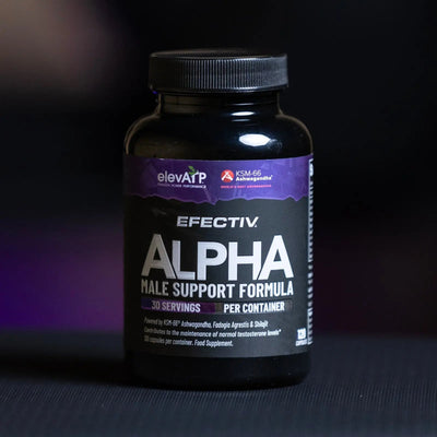 Efectiv Nutrition Alpha Male Support Formula 120 Caps Discount Supplements