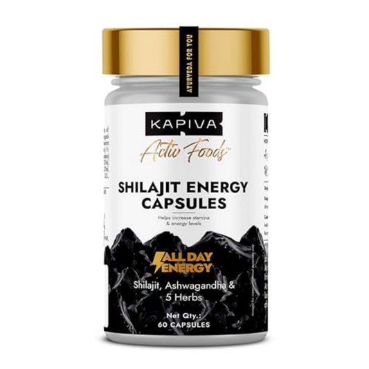 Kapiva Shilajit Energy Capsules for Stamina with Ashwagandha & Gokshura