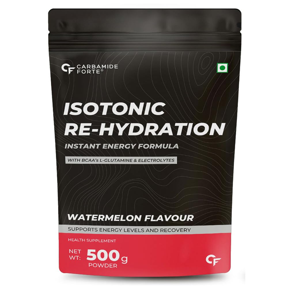 Carbamide Forte Watermelon Pre-Workout Powder 500g with BCAA & Electrolytes