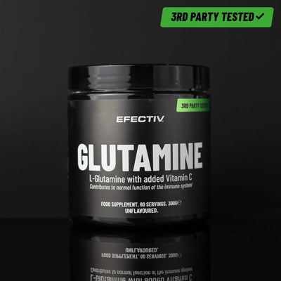 Efectiv Nutrition L-Glutamine + Vit C 300g Discount Supplements